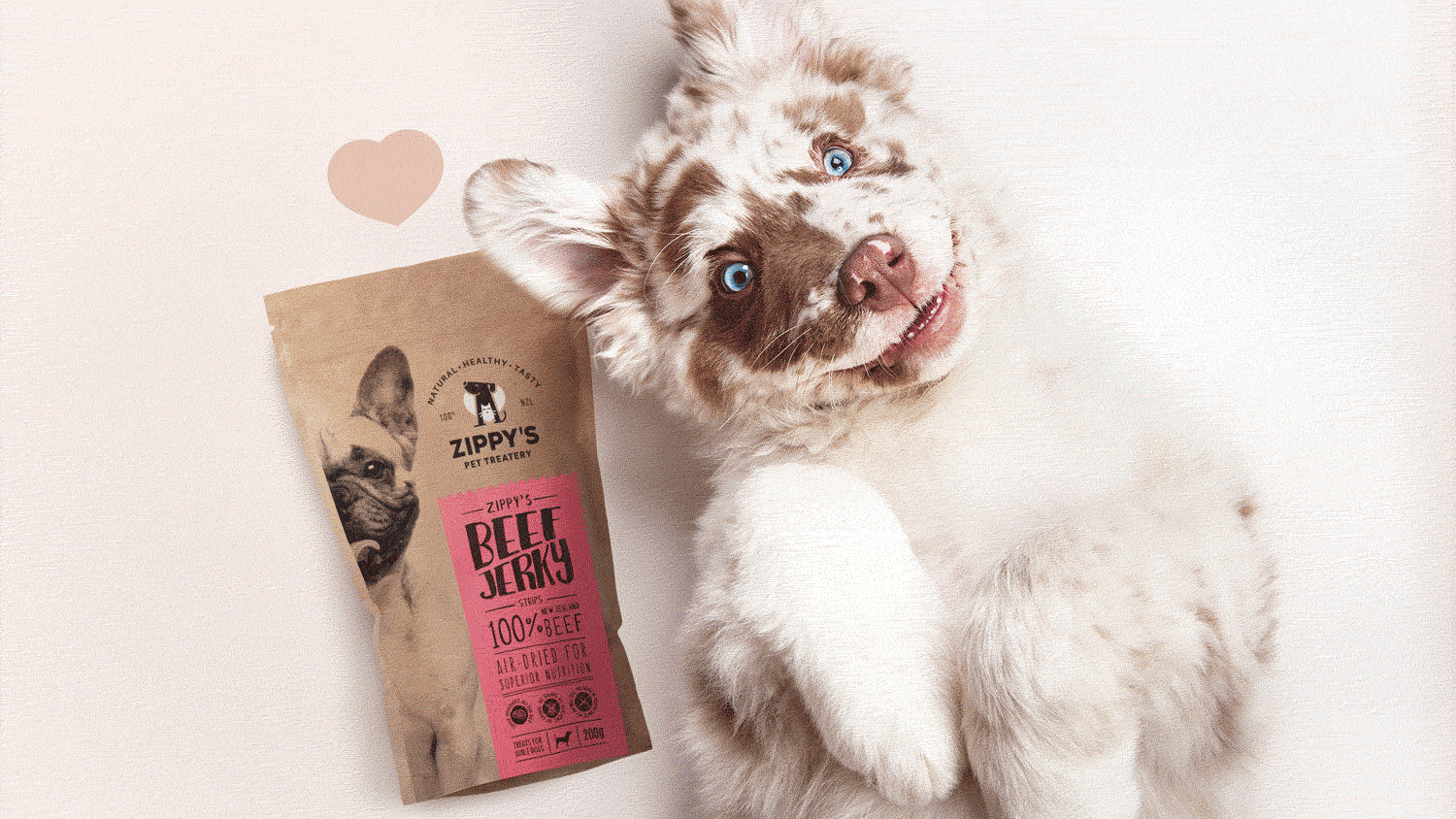 Zippy's Pet Treatery Packging